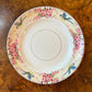 Vintage Tuscan Bird Print Tea Cup Trio Set