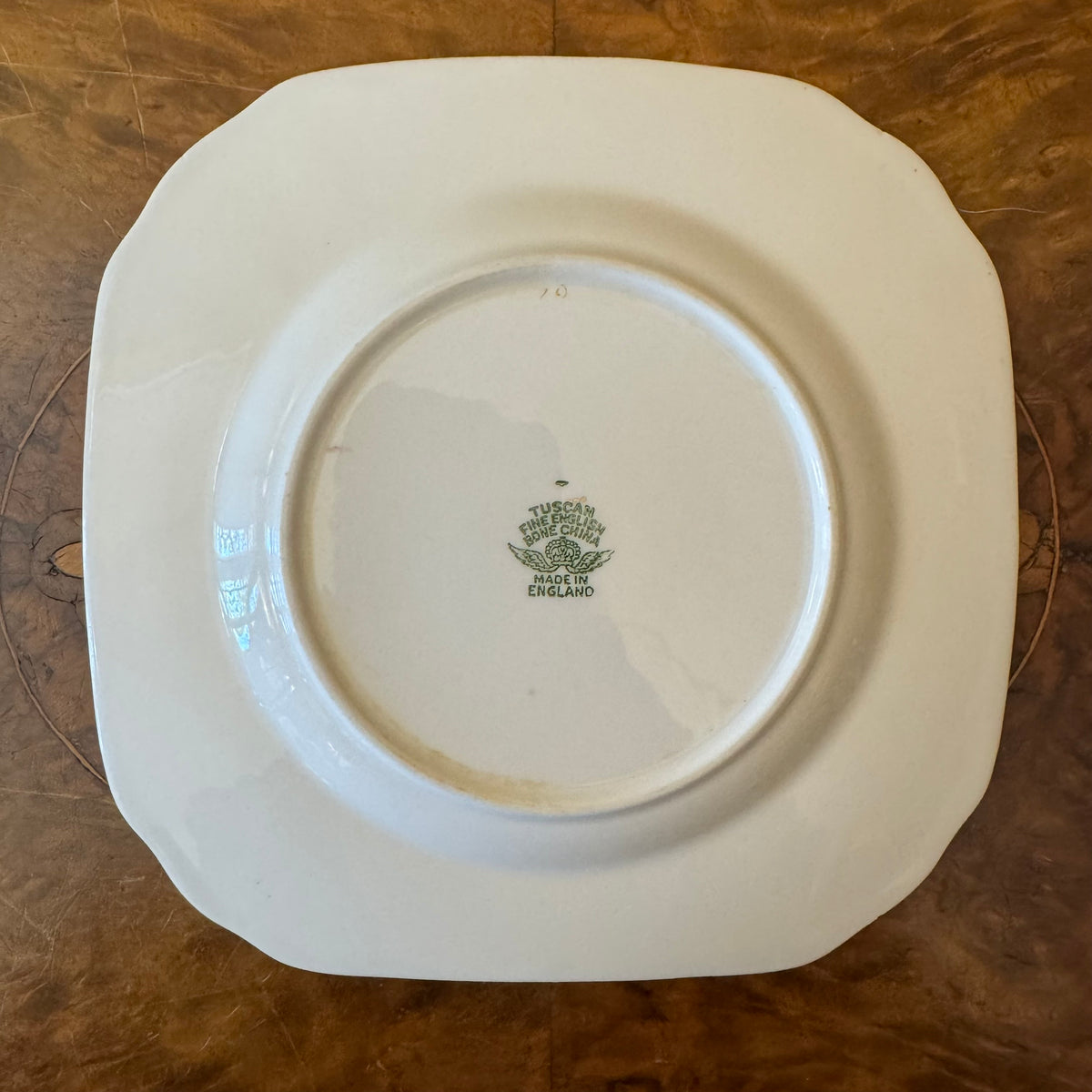 Tuscan Green Floral Print Side Plate 