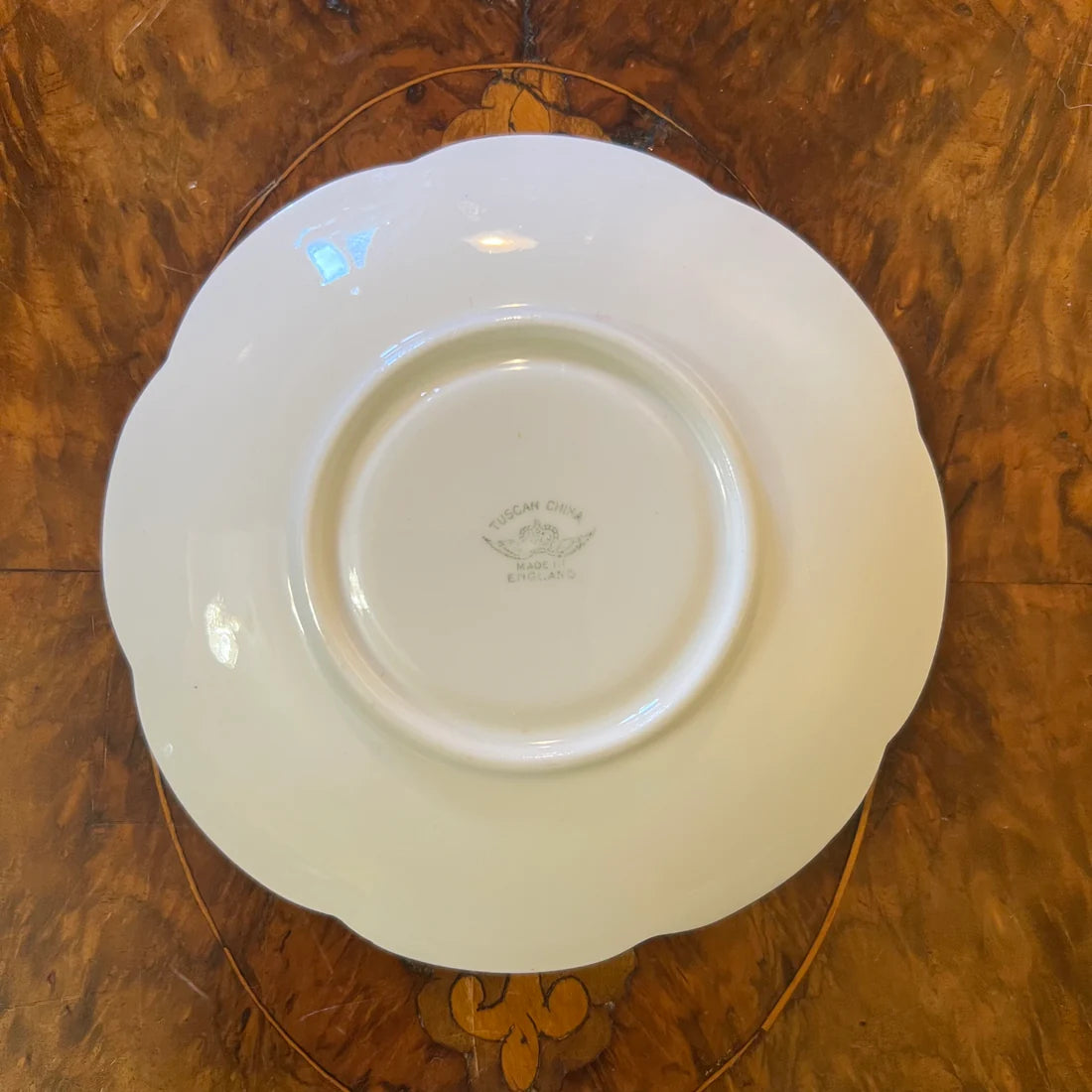 Vintage Tuscan Petal Saucer