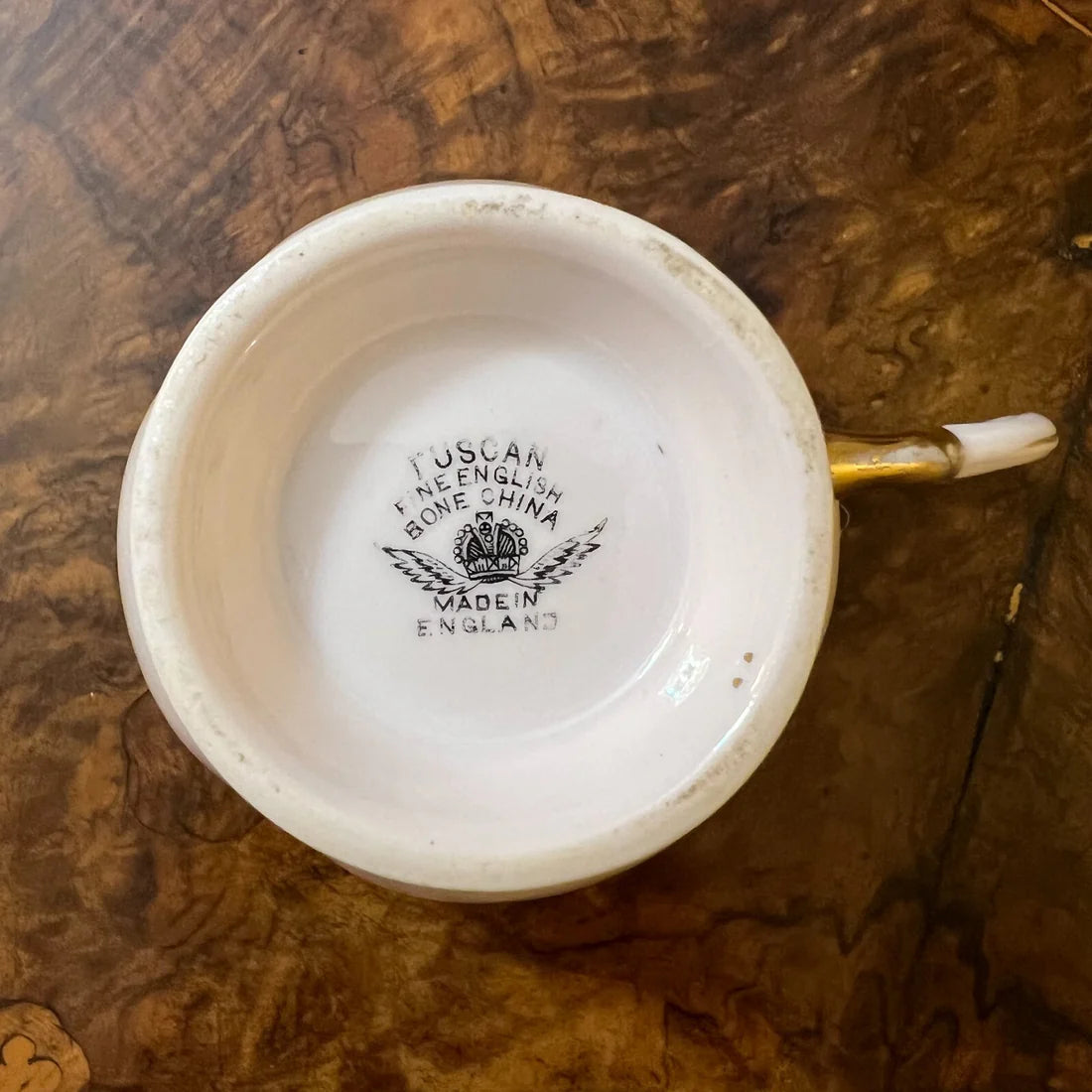 Vintage Tuscan Pink Tea Cup