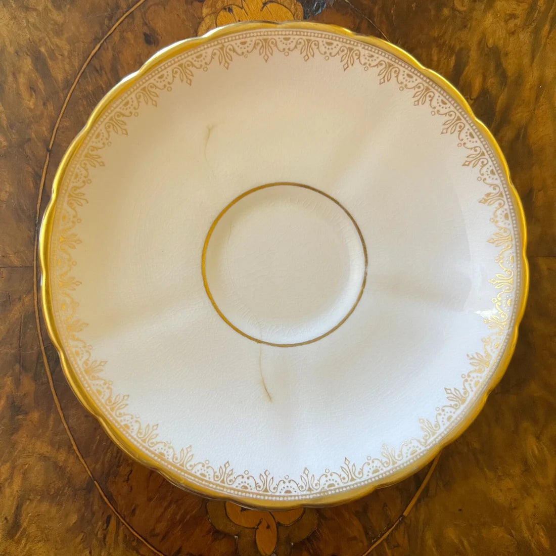 Vintage Tuscan Pink Gold Tea Cup & Saucer