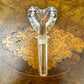 Venus Heart Mikasa Lead Crystal Wine Bottle Stopper