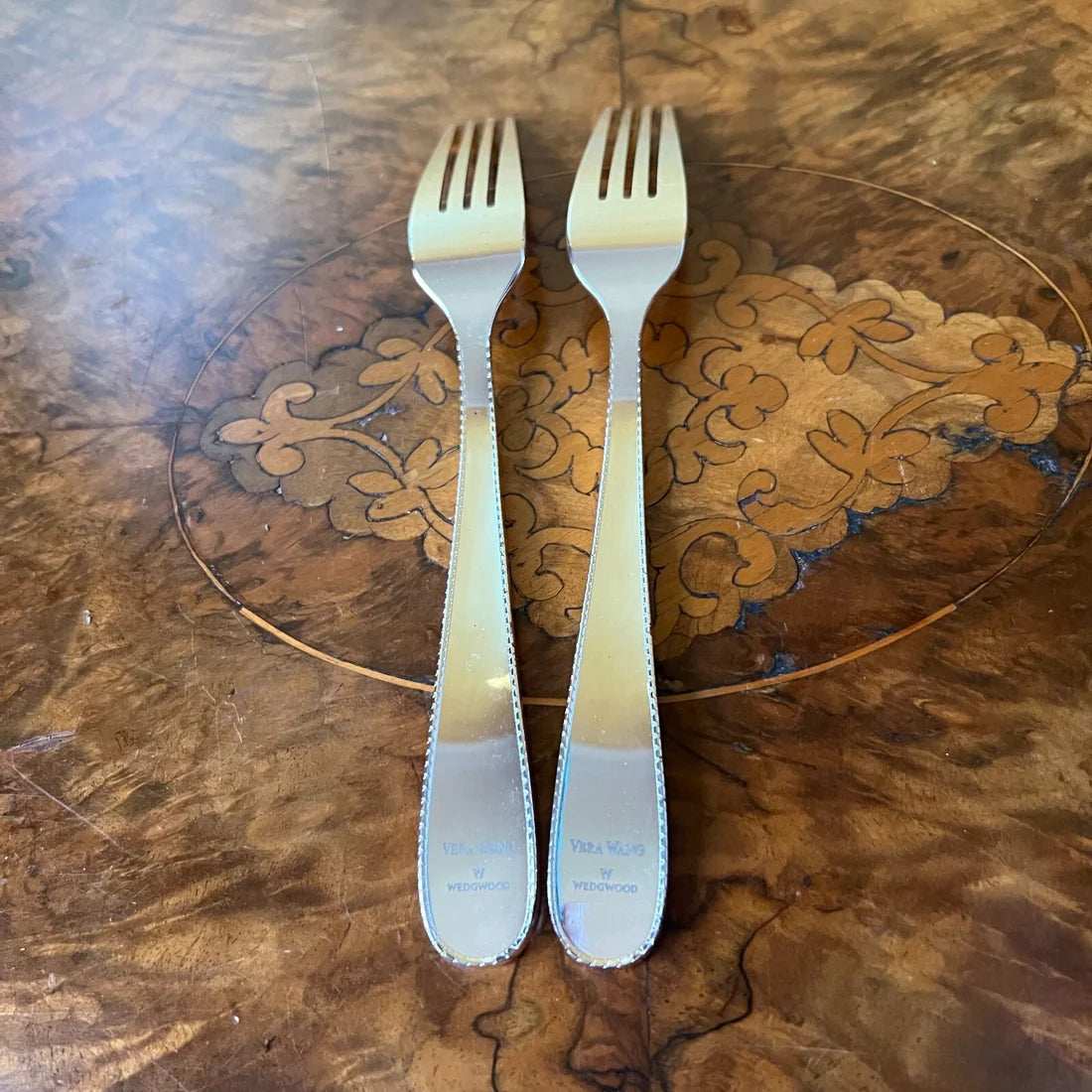 Vera Wang Vera Infinity Happy Ever After Forks Pair by Wedgwood