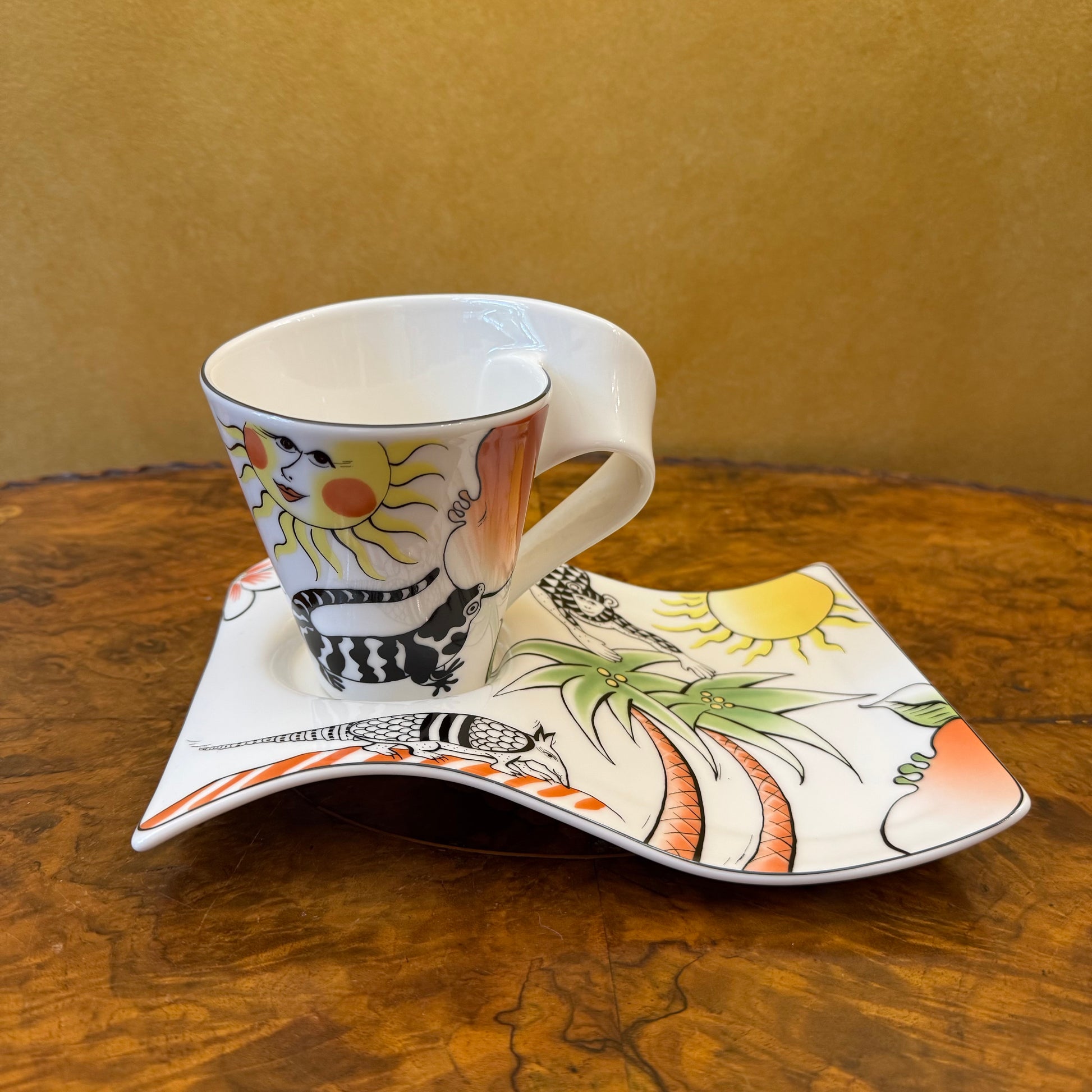 Villeroy & Boch Jungle Print Wave Mug