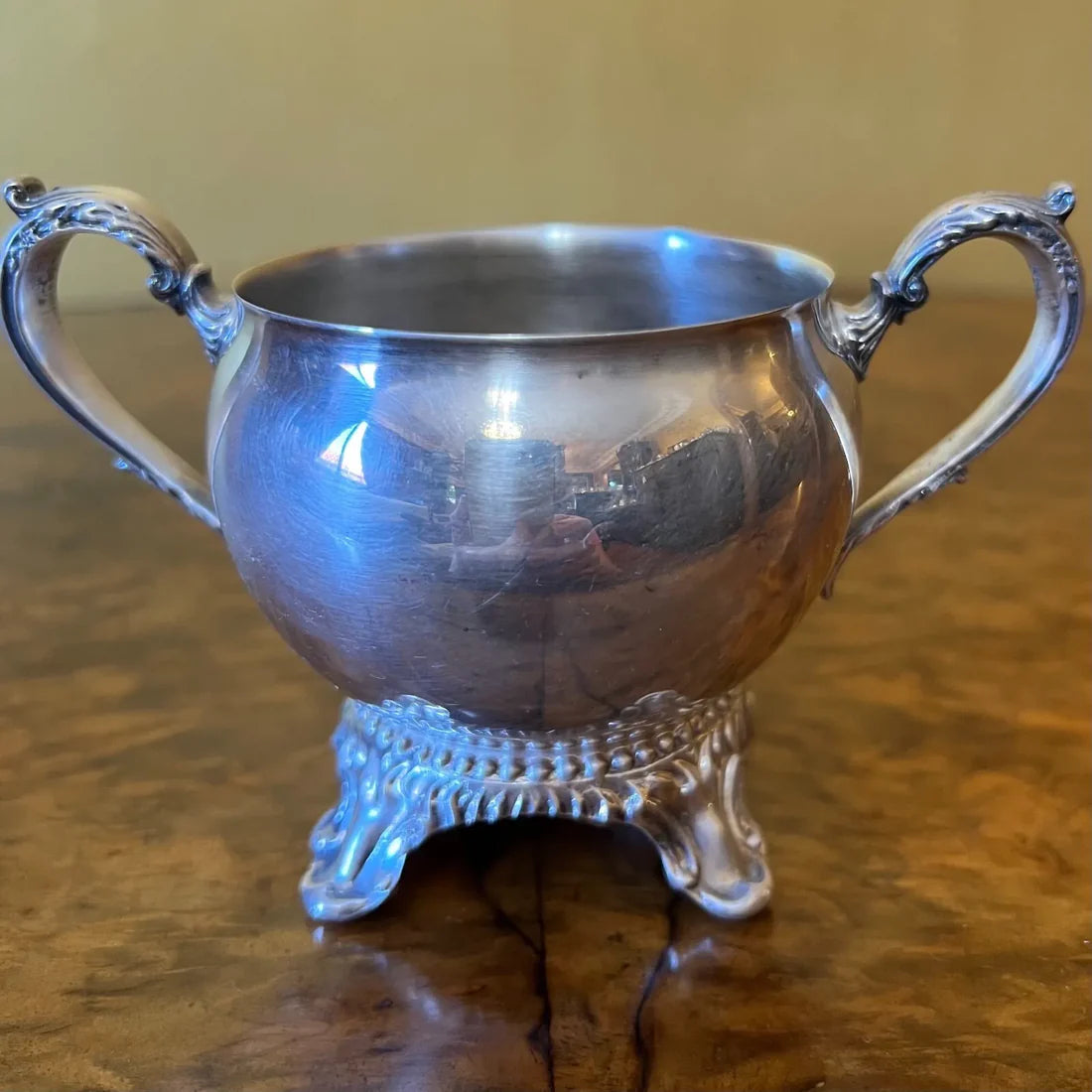 Vintage Viners Silver Plated Tea Pot, Milk Jug & Sugar Set