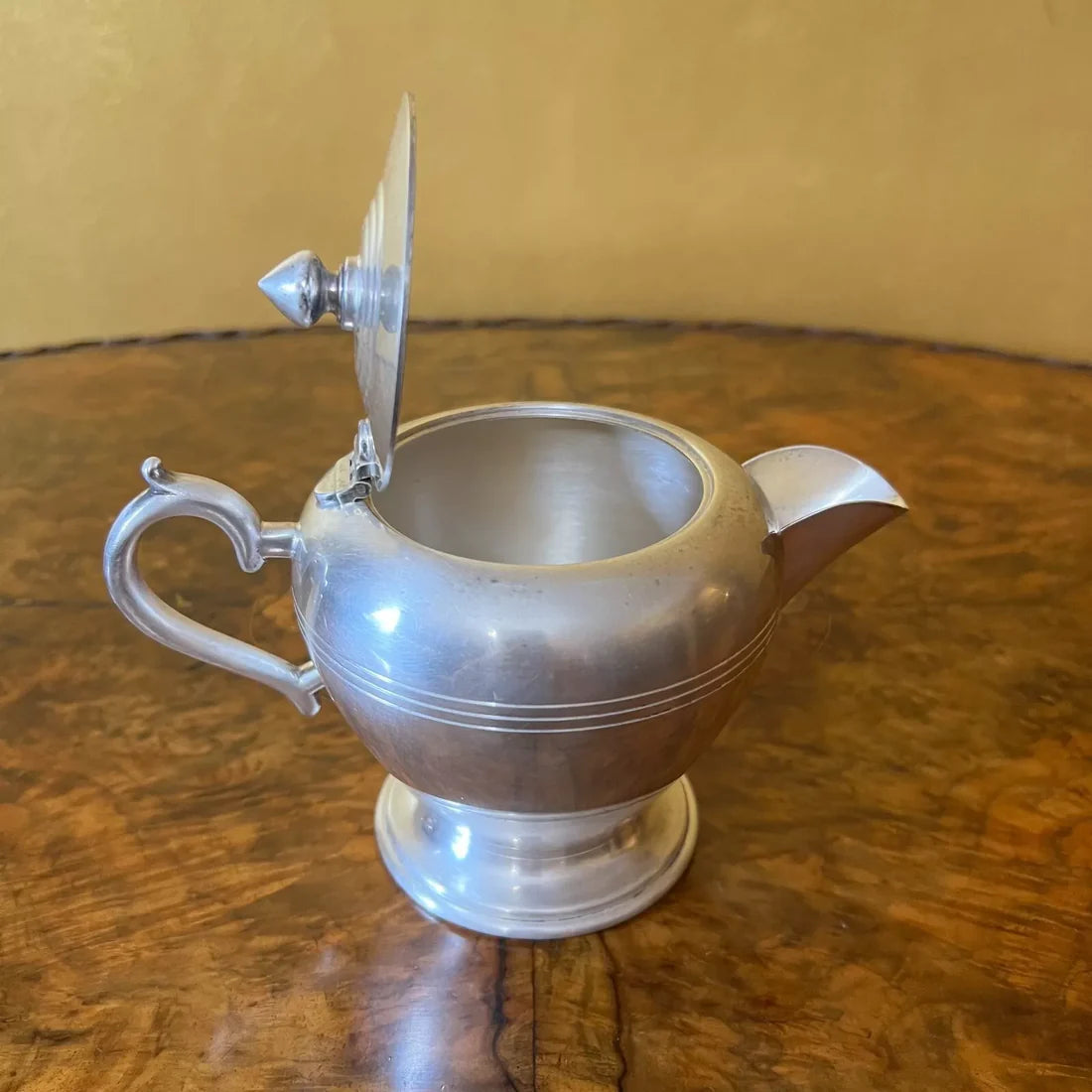 Vintage Crusader Silver Plate Tea Pot, Milk & Sugar Set
