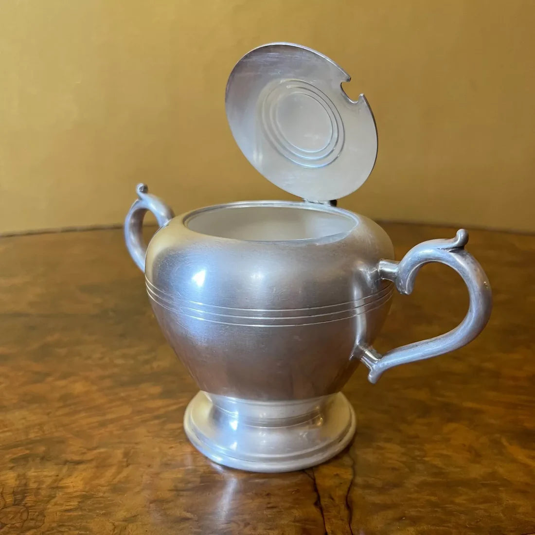 Vintage Crusader Silver Plate Tea Pot, Milk & Sugar Set
