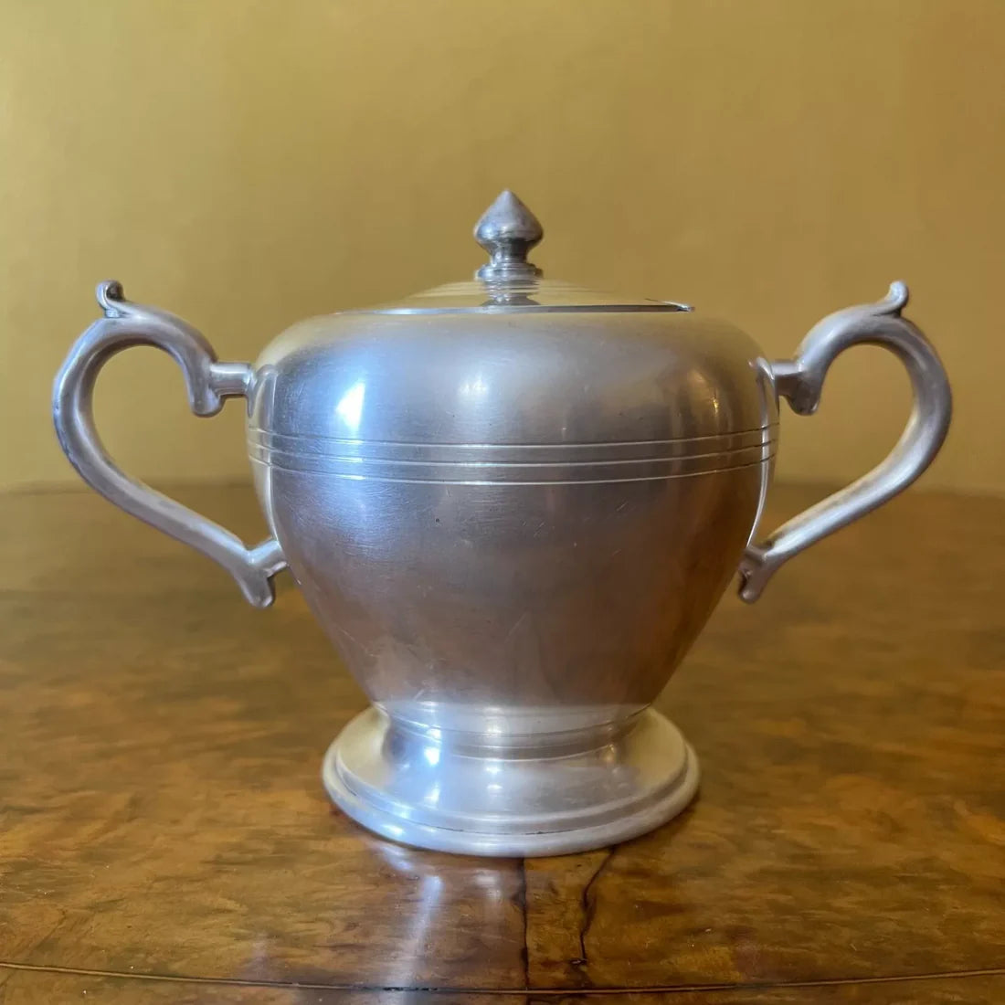 Vintage Crusader Silver Plate Tea Pot, Milk & Sugar Set