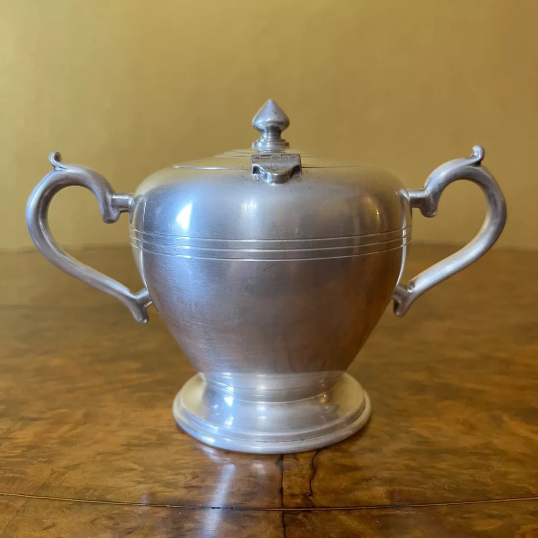 Vintage Crusader Silver Plate Tea Pot, Milk & Sugar Set