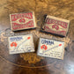 Vintage 1940s Federal Matches Set Of Four