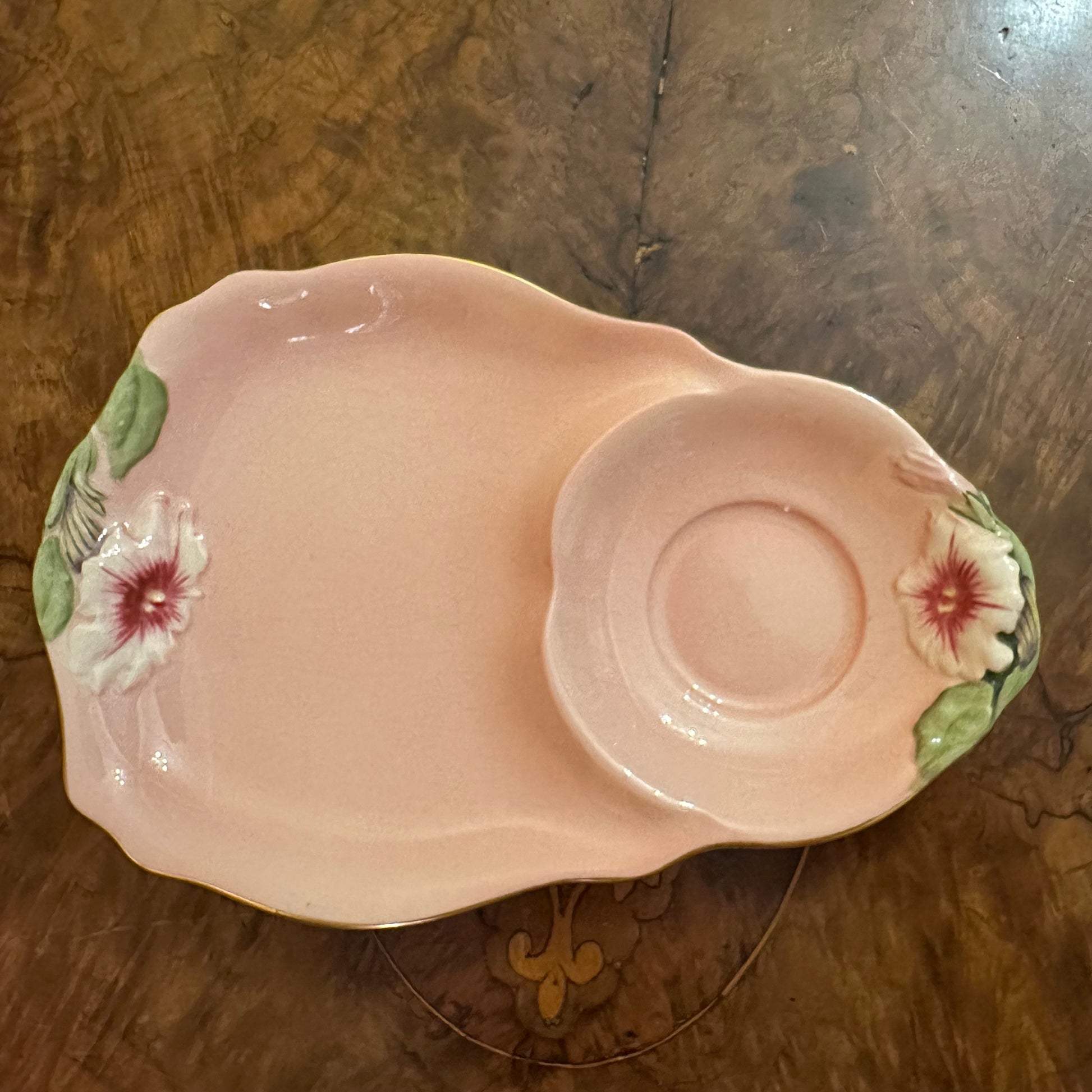 Vintage 1940s Royal Winton Petunia Tennis Plate 