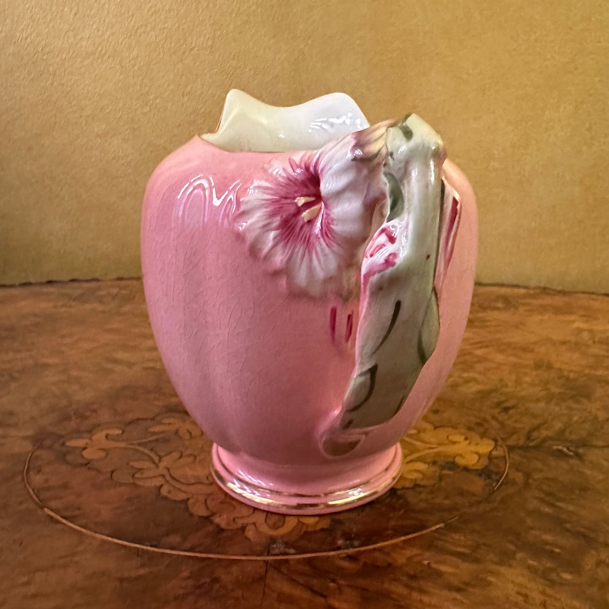 Vintage 1940s Royal Winton Pink Petunia Jug