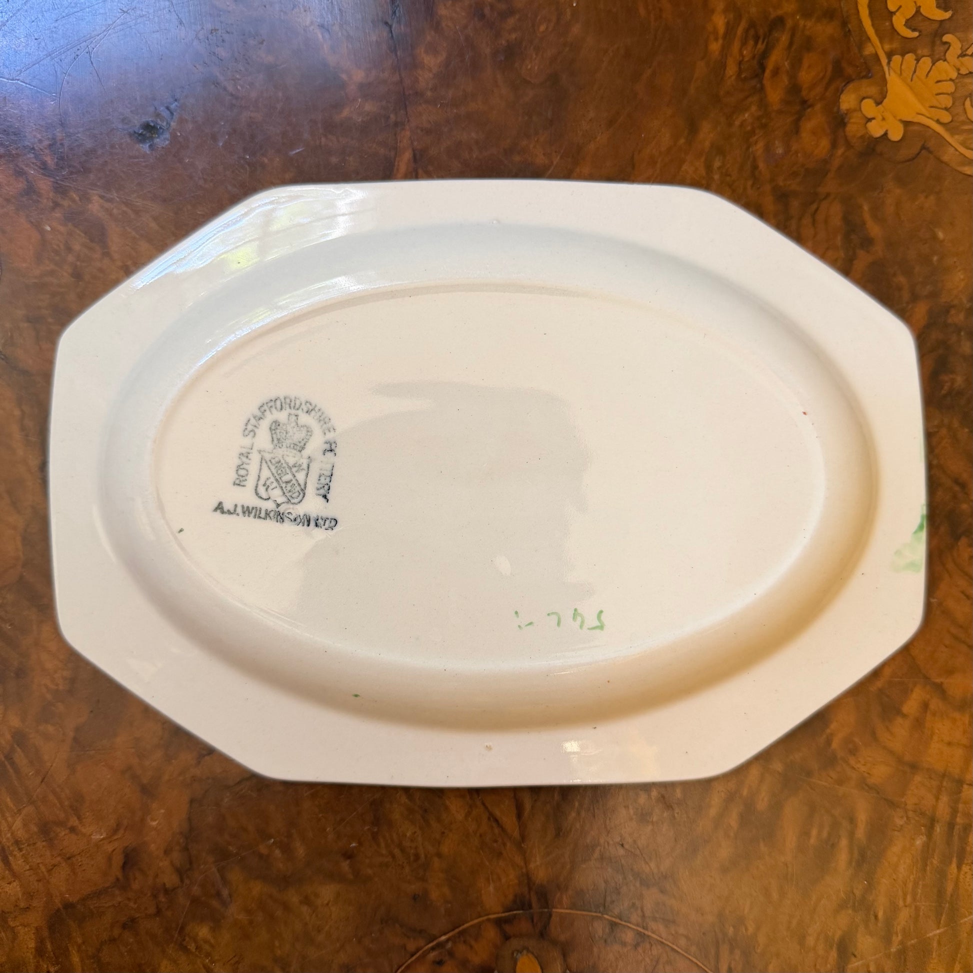 Vintage A J Wilkinson Floral Print Serving Dish 