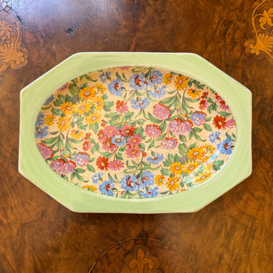 Vintage A J Wilkinson Floral Print Small Serving Dish 
