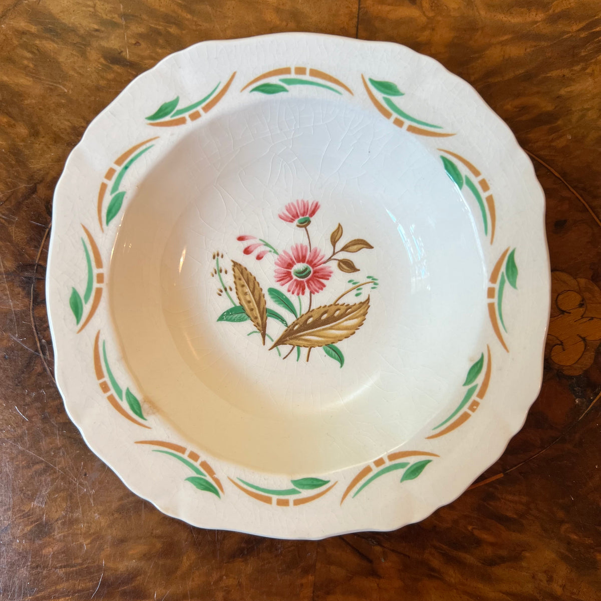 Vintage Alfread Meakin Floral Small Dessert Bowl