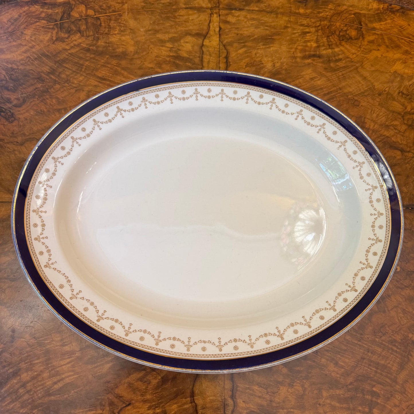 Vintage Alfred Meakin Bleu De Roi Medium Platter