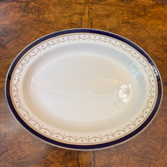 Vintage Alfred Meakin Bleu De Roi Medium Platter
