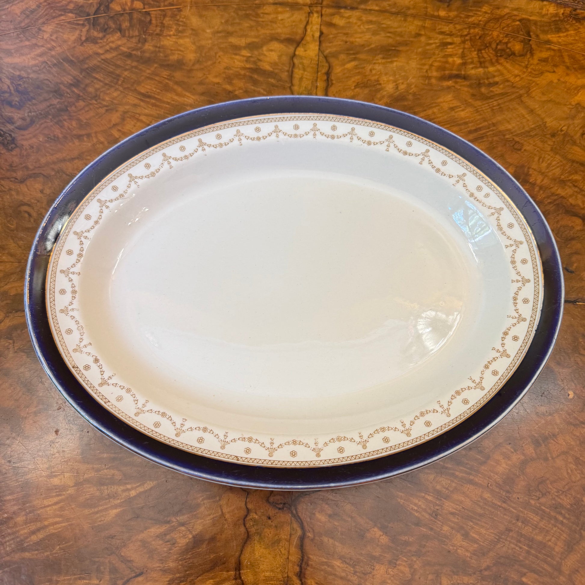 Vintage Alfred Meakin Bleu De Roi Small Platter 