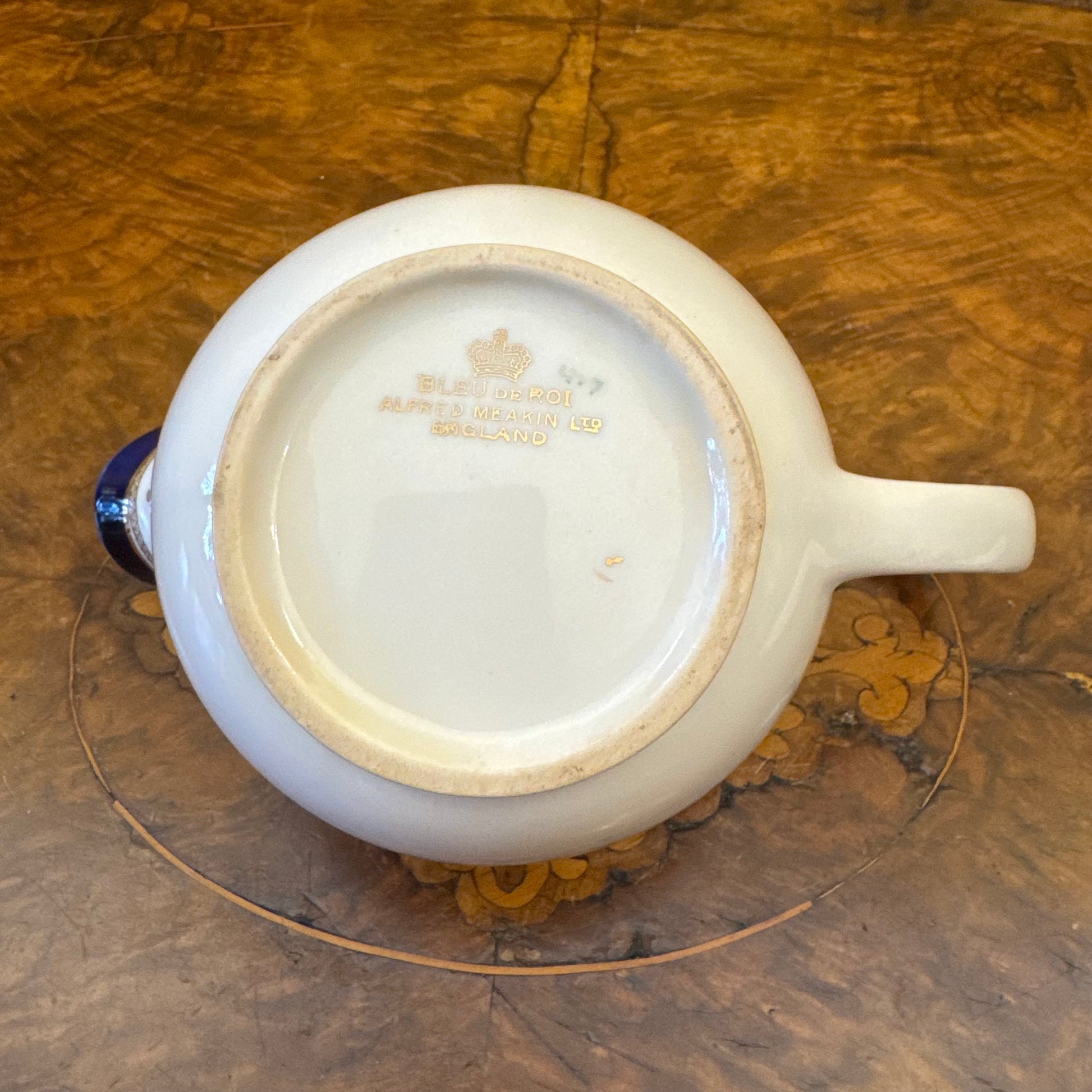 Vintage Alfred Meakin Bleu de Roi Gravy