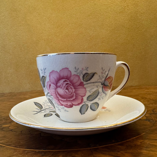 Vintage Alfred Meakin Floral Tea Cup 