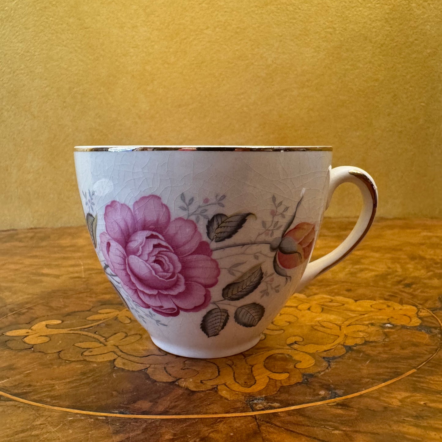 Vintage Alfred Meakin Floral Tea Cup & Saucer 