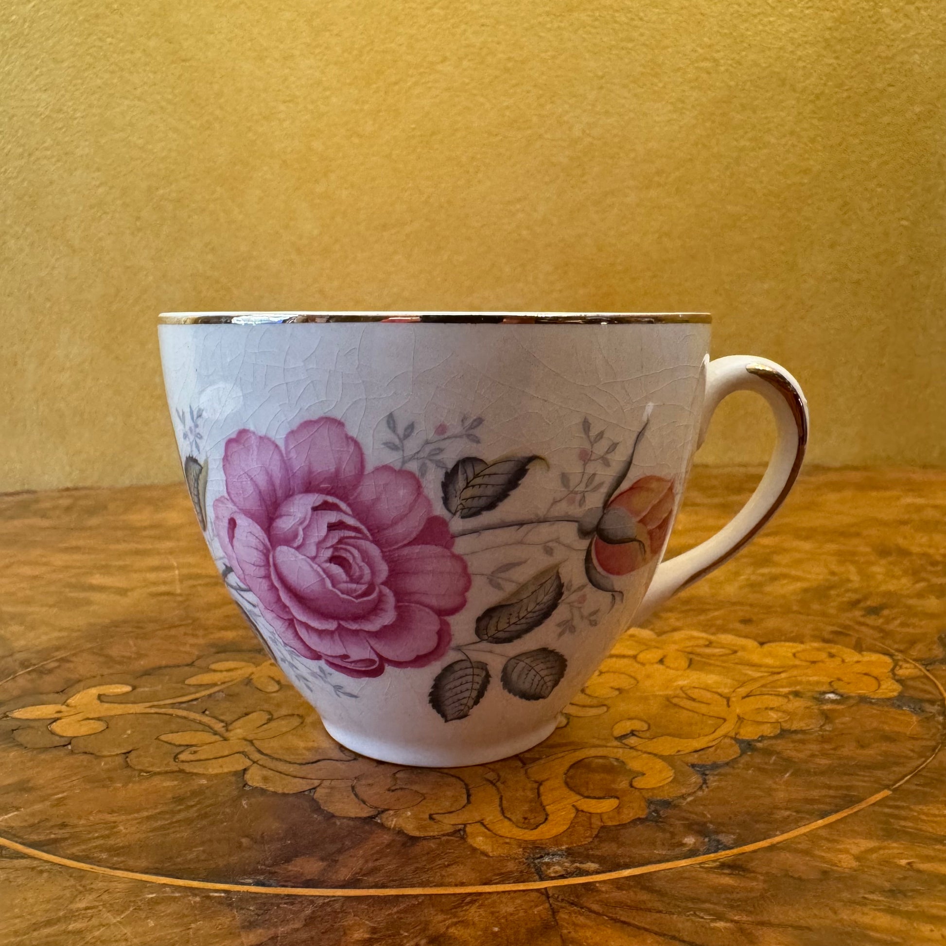 Vintage Alfred Meakin Floral Tea Cup & Saucer 