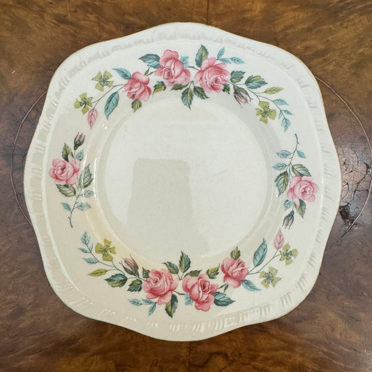 Vintage Alfred Meakin Pink Rose Side Plate