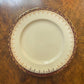 Vintage Alfred Meakin Suzanne Burgundy Gold Print Dinner Plate