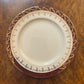Vintage Alfred Meakin Suzanne Burgundy Gold Print Side Plate