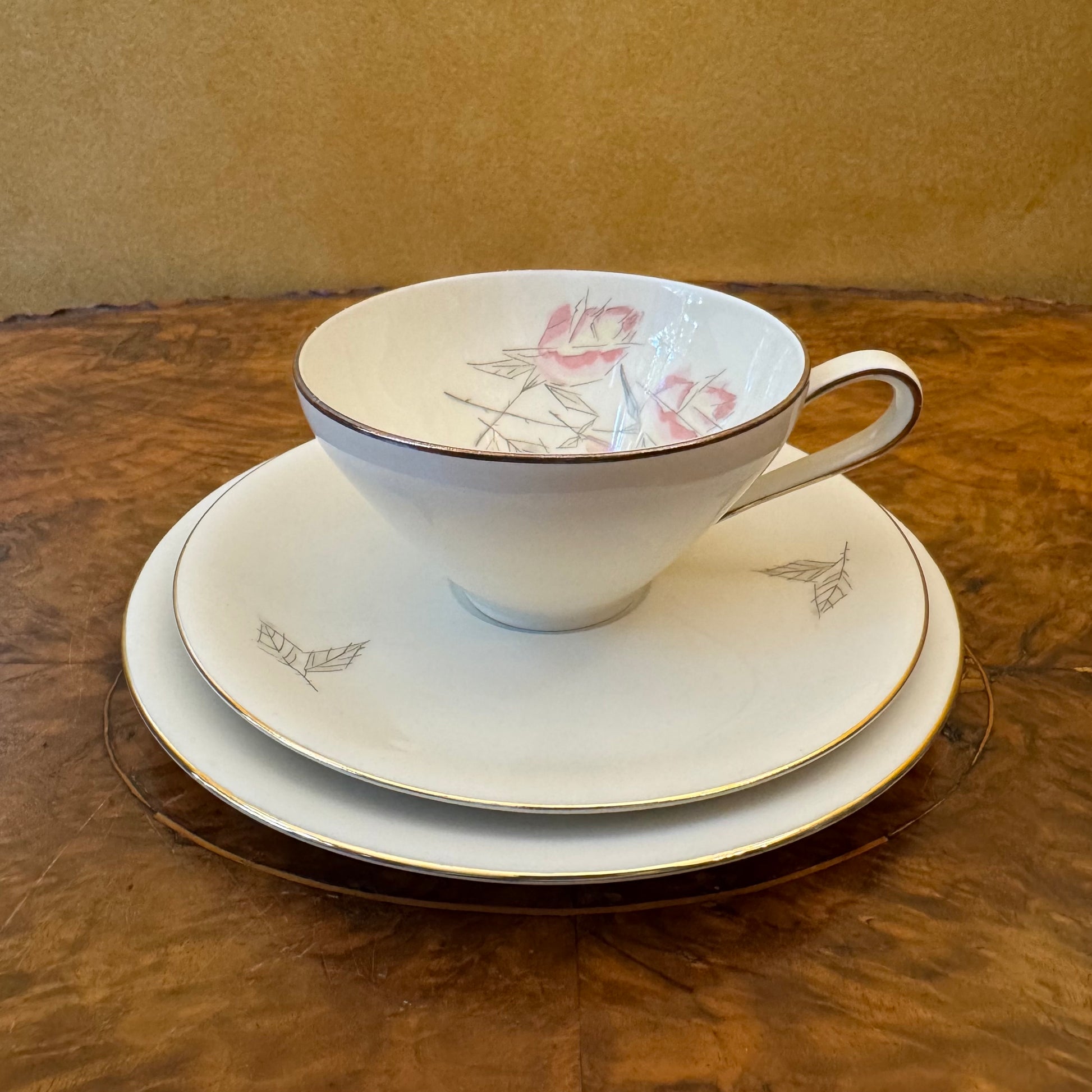 Vintage Alka Bavaria Charme Tea Cup Trio Set 