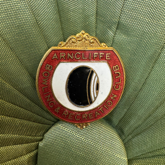 Vintage Arncliffe Bowling & Recreation Badge Pin