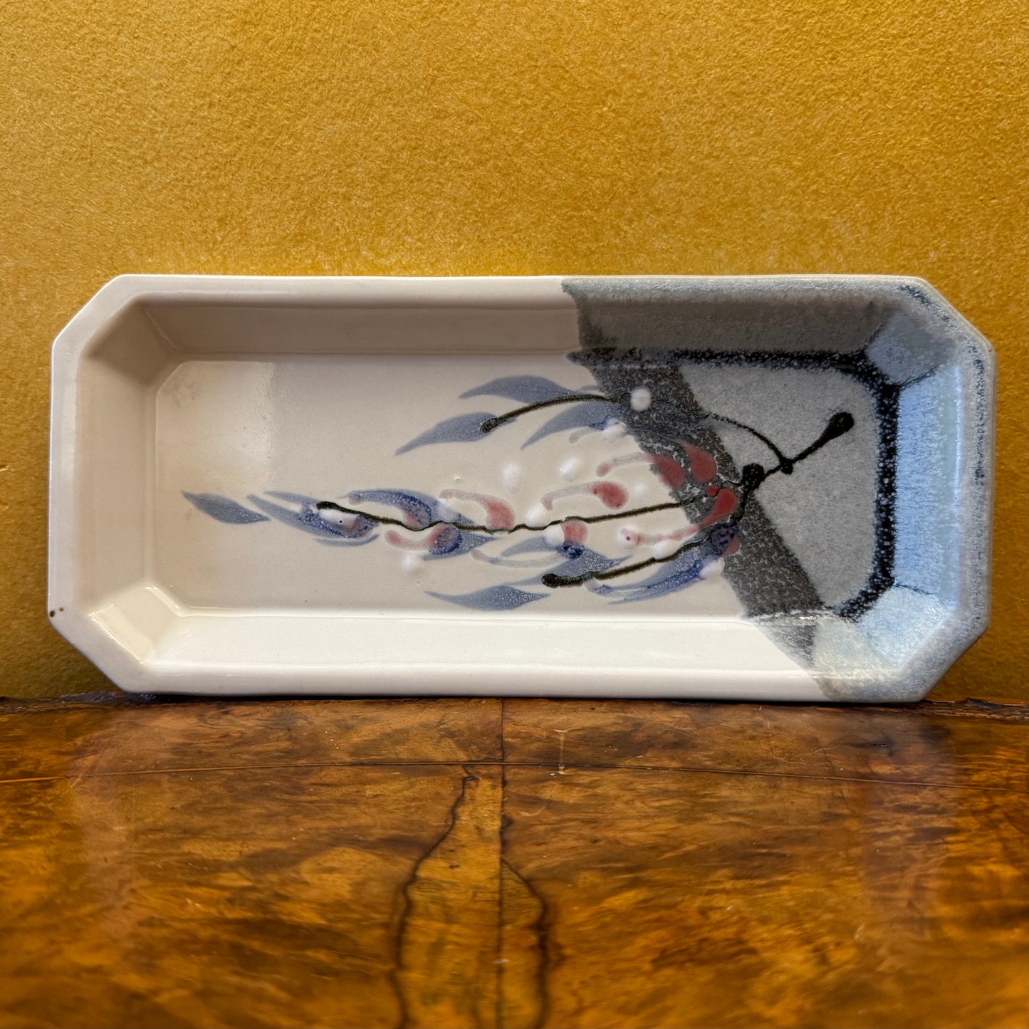 Vintage Arthur Collins Pottery Rectangle Tray 