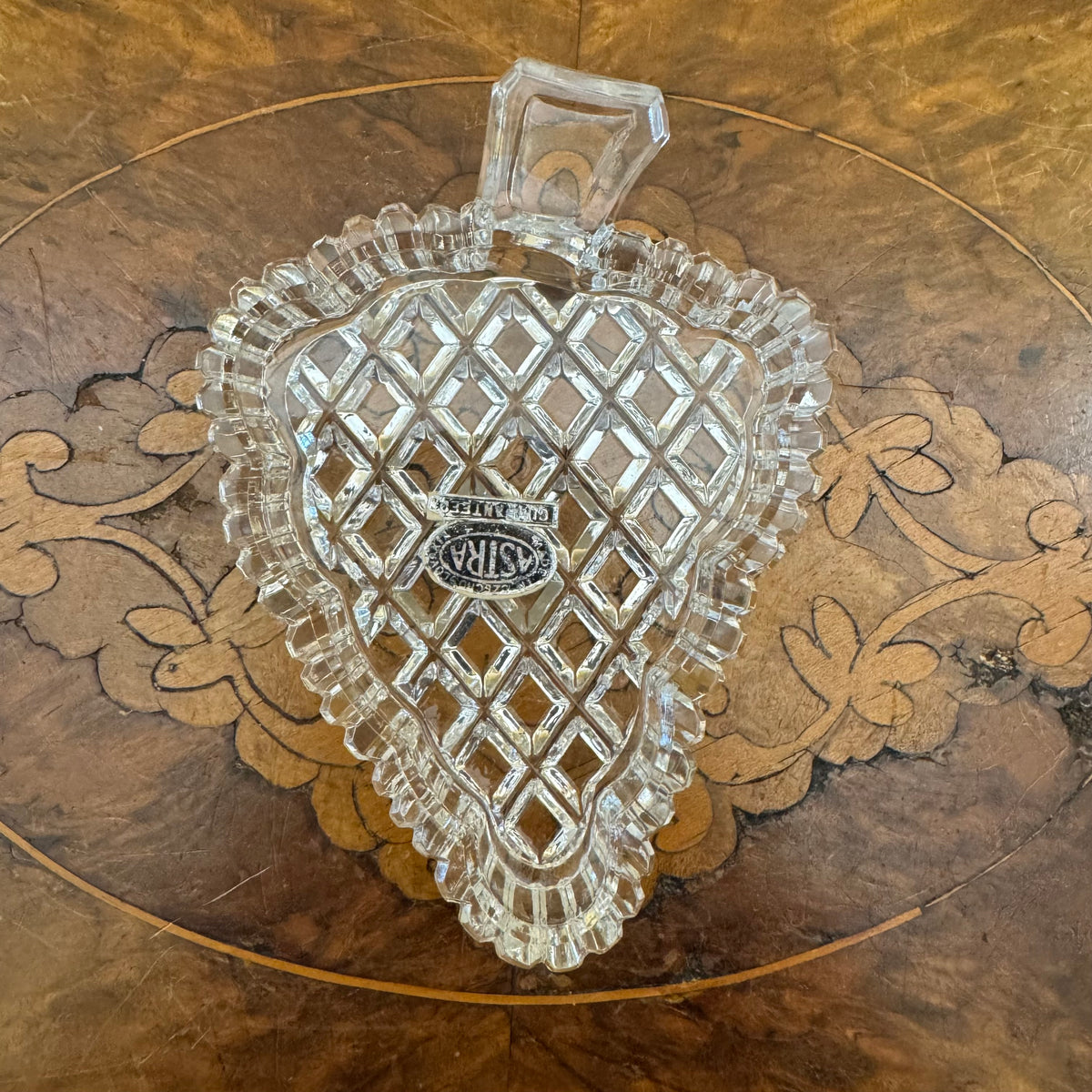 Vintage Astra Leaf Shapes Trinket Dish 