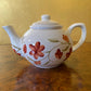 Vintage Autumn Floral Teapot