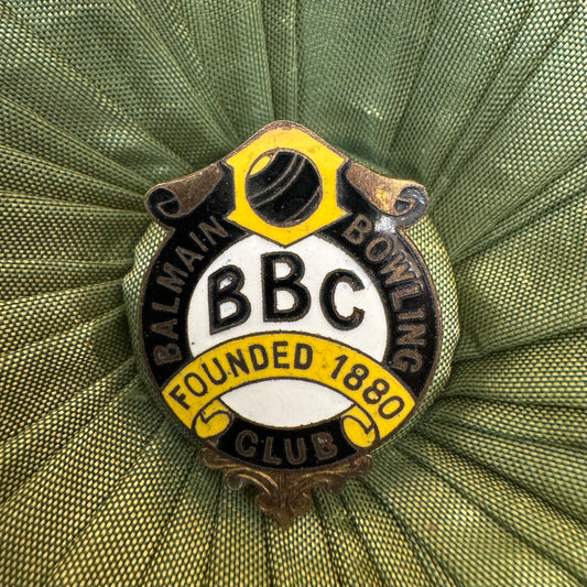 Vintage Balmain Bowling Club Badge Pin 