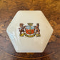 Vintage Bath Coat Of Arms Trinket Box 