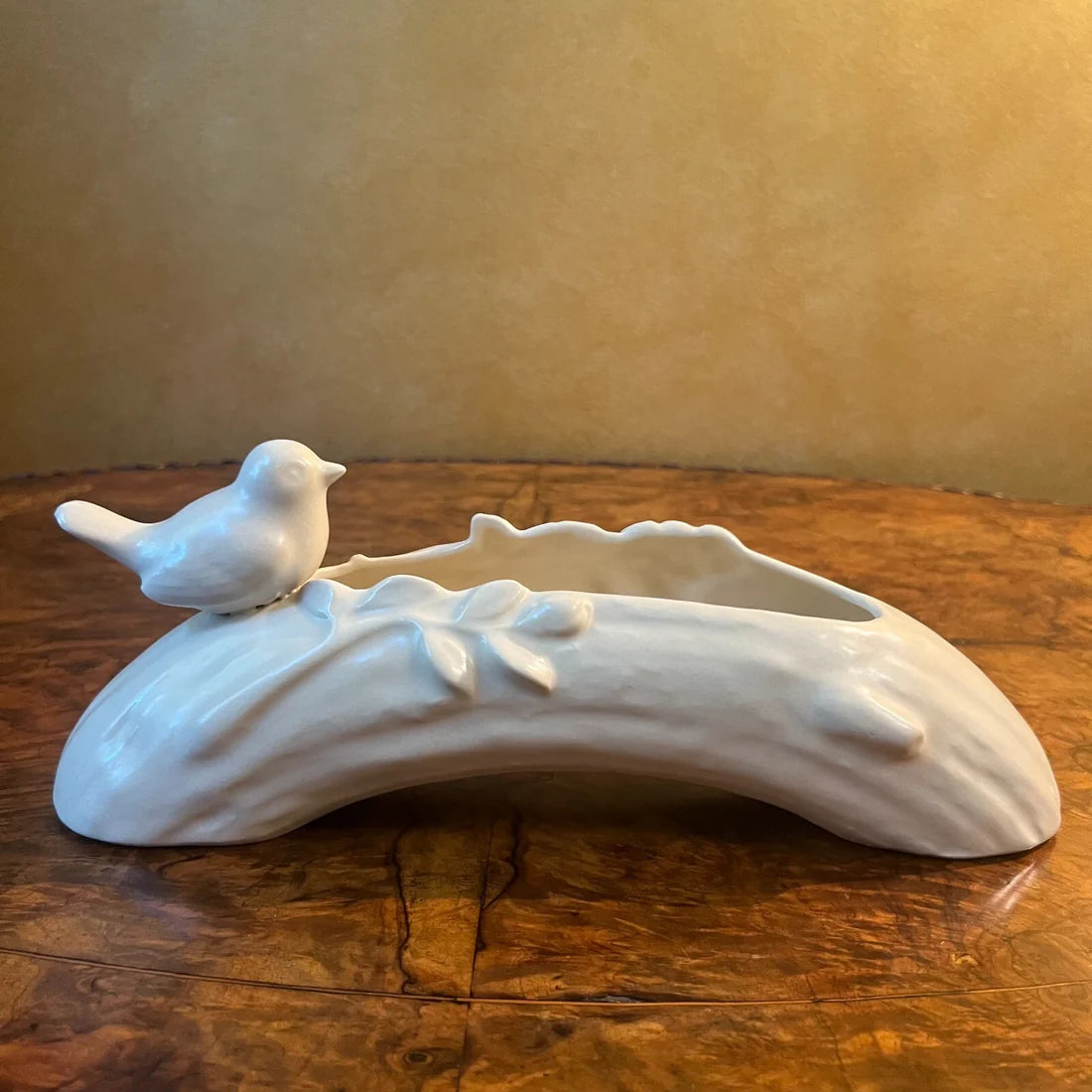 Bird Log Vase