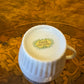 Vintage Blue & White Pattern Demitasse Coffee Cup & Saucer