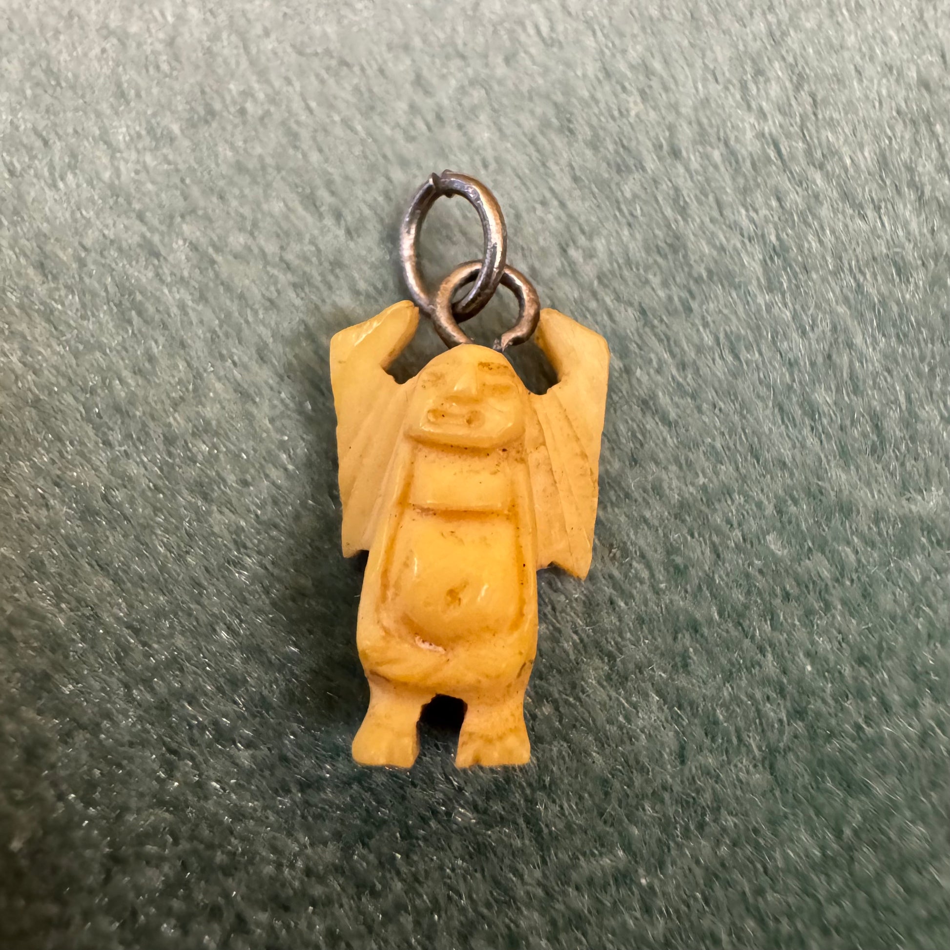 Vintage Bone Buddha Pendant 