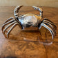 Vintage Brass Crab Ornament 