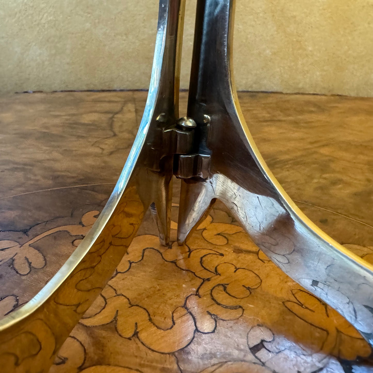 Vintage Brass Display Easel