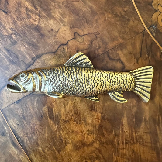 Vintage Brass Fish Ornament
