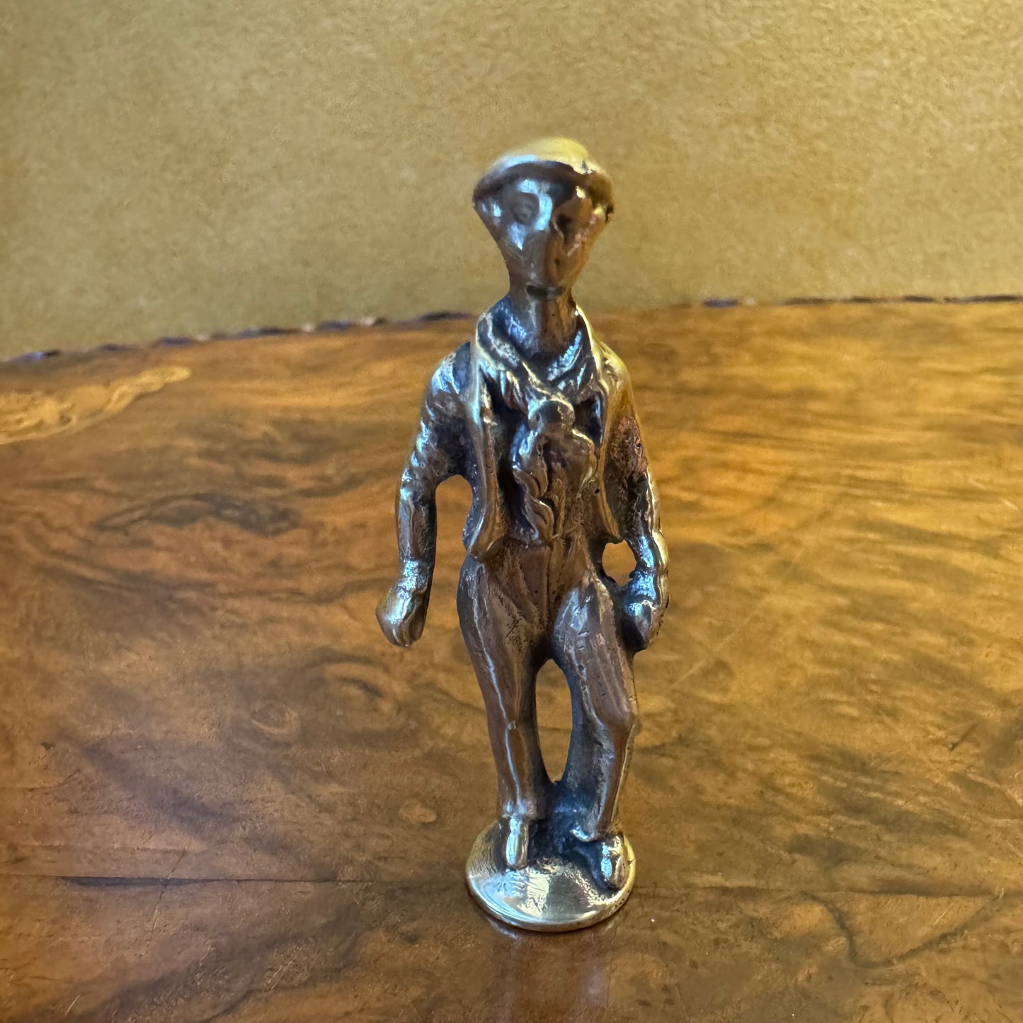 Vintage Brass Sailor Man Pipe Tamper 