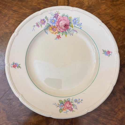 Vintage Burleigh Athlone Entree Plate 