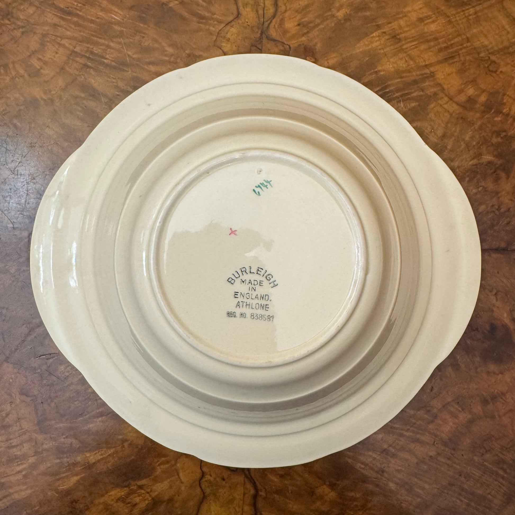 Vintage Burleigh Athlone Serving Bowl With Handles 