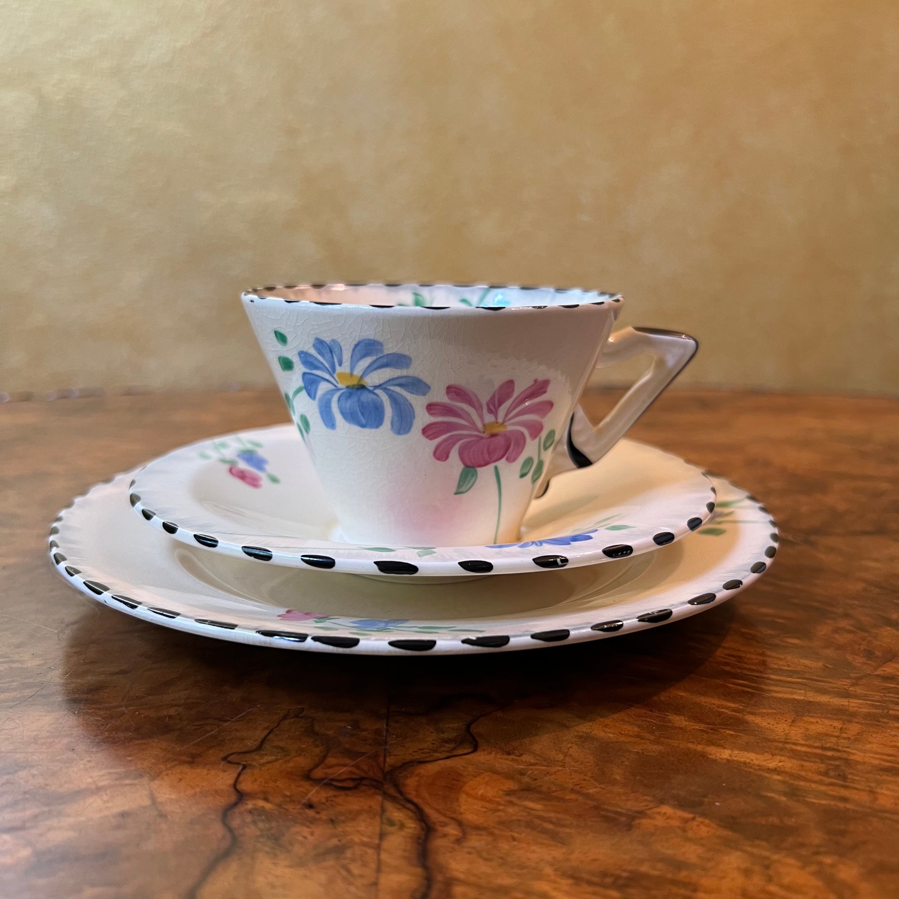 Vintage Burleigh Ware Zenith Tea Cup Trio Set – Antiques Yeah