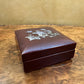 Vintage Butterfly Floral Mother Of Pearl Inlay Wooden Box