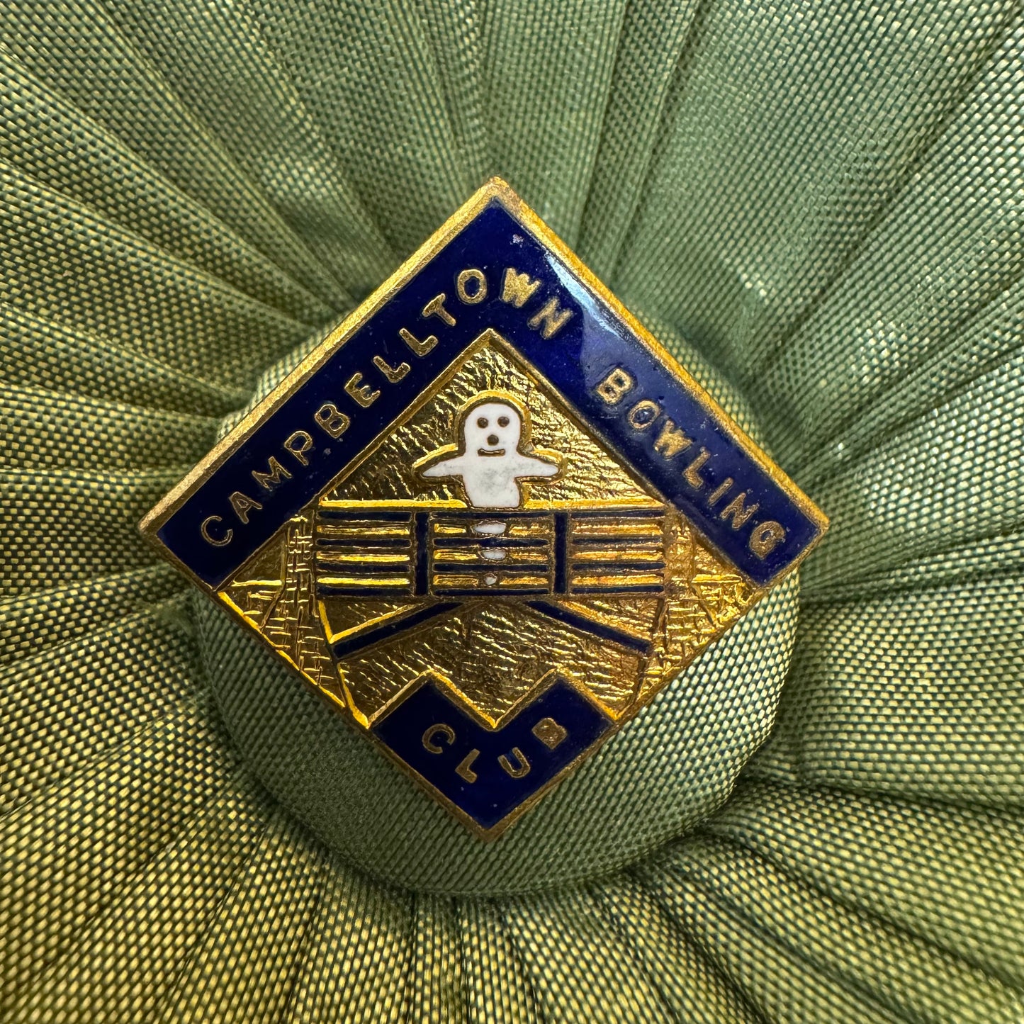 Vintage Campbelltown Bowling Club Badge Pin