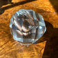 Vintage Glass Candle Holders Pair