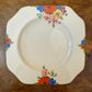 Vintage Carlton China Hand-Painted Floral Side Plate 